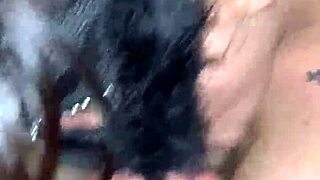 blowjob queen with big tits swallows monster cock cum intriguingly
