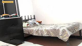 Morena querida takes a hardcore pounding with big black cock. Creampie fills her completely.