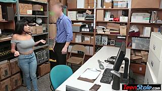 Petite Latina Teen 18+ Thief With Huge Tits Fucked On Cctv