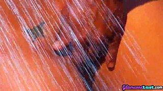 Glamorous Pawg With Tattoos And Piercings Showers In Heels Before Facesitting, Giving Oral, And Riding Doggystyle In A Steamy Bath Scene.