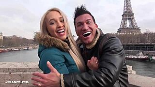 Sextape of a real couple on a honeymoon in paris