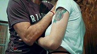 We welcome them with a tasty gangbang party. Katrinapunkok and Carokissesweb shine.