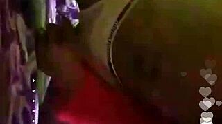 Is This Black Spanish Prostitute Touching Herself?