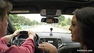 Busty nicole sage can't wait to suck that monster cock with her boyfriend?