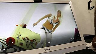 Skinny Blonde Maid Takes Huge Dick Anal.