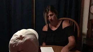 Naughty probation officer cums puts on ankle monitor dirty dannybear