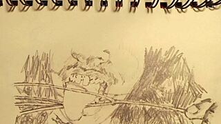 Parody blowjob scene with fuck doll action