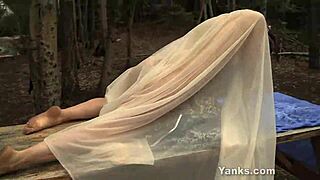 Tattooed Sage enjoys private masturbation in a high definition softcore scene.