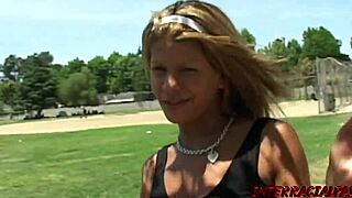 Yo, her name’s Rio dancing on a massive black cock! 😍