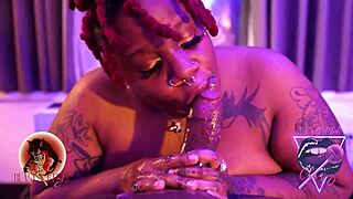 she starts with a killer deepthroat on that big cock, featuring ayosqueak and itsthebeast. then she gets bent over for some rough face fucking.