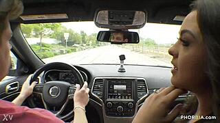 Busty nicole sage can't wait to suck that monster cock with her boyfriend?