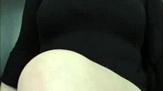 Short hair femdoms fuck with strapon and suck in POV