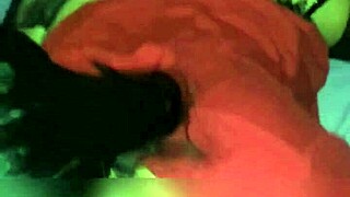 Amateur woman gives intense blowjob in homemade setting with passion.