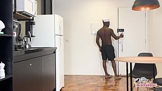 Cleo Cadillac Feels the Plumber's Pipe Deep in Her Tight Ass