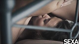 Lesbian Beauty Craves Her Girlfriend's Sweet Pussy in Bed