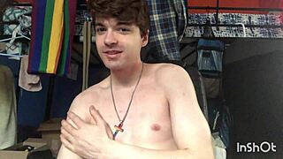 Gay Twink Niko Springs Strip Teases And Displays His Monster Cock