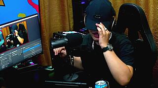 Saya obses dengan Martina Oliveira tunjuk tetek semula jadi semasa podcast liar!