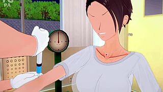 3D hentai animation featuring transgender characters in a medical setting