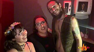 i took my trans friend for a threesome with my husband at the swing house