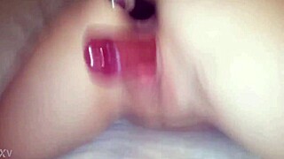 My ex girlfriend did dpd with toy