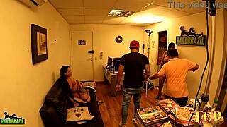 Elisa Sanches With Couple And Monster Cock