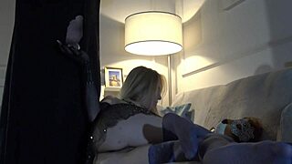 Hot domina ignores big dick for precum dripping