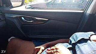 Watch Me Tease and Play with My Wet Pussy Outdoors