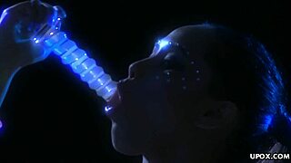 asian milf jessica says, 'i'm rubbing my cunt with this glass dildo'