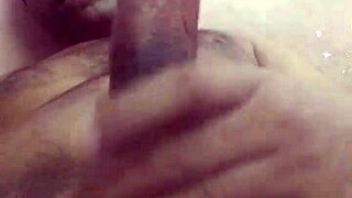 Watch Ravi Desiboy69's Intense Cumshot on Telegram! His Big Black Cock Delivers a Monster Creampie.
