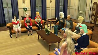 Anime Ecchi Cap 1: Maestro Roshi Obsessed with Number 18, Seduces Her in Kitchen for Wild Action