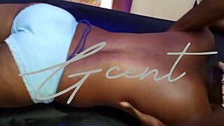 relaxing massage turns into gentle fingering session