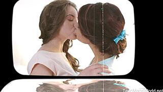 Evelina Darling and Kate Rich in intense orgy orgasms.