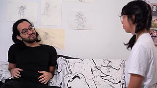 Stepsister Gets Offer She Can't Refuse In Bedroom Fuck