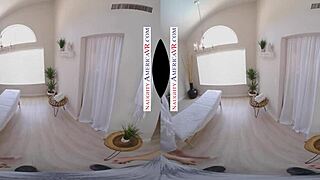 First Time at Massage Parlor with Hot Blondes Aiden Ashley & Tiffany Watson