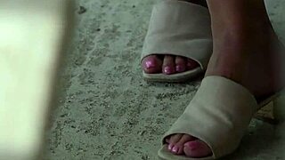 British CFNM mistresses dominate outdoors, sucking subject in wild threeway fun.