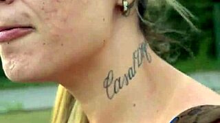 blonde shows pussy in market, fucks manager in stockroom