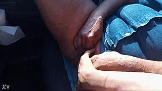 Watch Me Tease and Play with My Wet Pussy Outdoors
