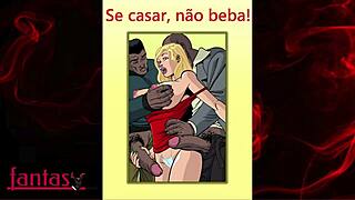 Anime wife BANGS monster cocks in wild hentai gangbang—WOW!