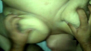 Fat mature Latina whore joins a cuckold threesome with old men