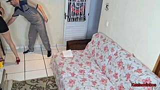 Bride betrays husband with delivery guy during his football game