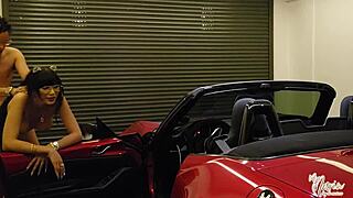 He bangs me in a sports car until I squirt everywhere! 🔥