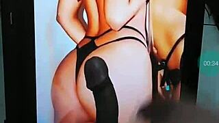 Simi Das hot cum tribute