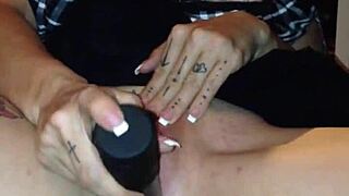 Male Dom Uses Dildo to Fuck My Pussy Hard