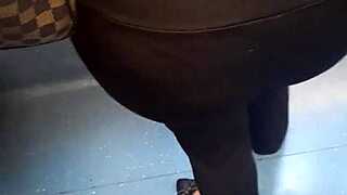 one milf with blonde hair, green eyes, and a nice ass hangs out casually