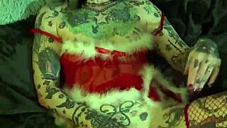 Older woman’s masturbation plus climax moment