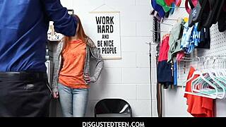 Disgustedteen - Hot Teen Scarlett Mae Screwed by Pervy Officer