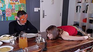 Rebecca vanguard gets her ass trained deeply