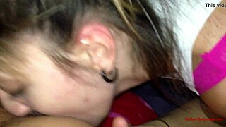 Sexy Blonde Give Best Blowjob And Rimming