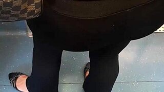 one milf with blonde hair, green eyes, and a nice ass hangs out casually