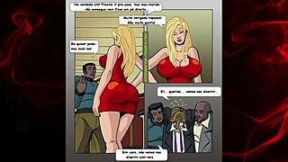 This comic couple decides to practice double penetration with friends